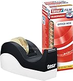 tesa EasyCut ORCA - Dispensador de Cinta Adhesiva - Dispensador con Base...