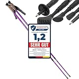 Melko Premium Nordic Walking Stöcke aus Duraluminium, 2er Set, frei...