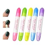 5 St Nagellack Korrekturstift Set mit 15 Ersatzspitzen, Nagellack Maniküre...