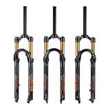 BOLANY 27.5/29Zoll MTB Luftgabel, 120mm Federweg Fahrrad-Federgabel 28.6mm...