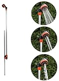 rg-vertrieb Gartendusche Gartenbrause mit Erdspieß Alu 150-210cm...