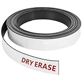 Colexy Beschreibbare Magnet-Etiketten, Magnetstreifen Weiß, Magnetische...