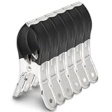 6 Stück Handtuchklammern für Strandliegen, Große Wäscheklammern,...