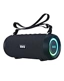 MIFA A90 Bluetooth Lautsprecher 60W kabellos IPX7 wasserdicht RGB-LED-Licht...