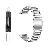 smtfcty Edelstahl Uhrenarmband 20mm Galvanisieren Edelstahl Armbänder Mit...