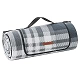 SONGMICS Picknickdecke, 200 x 200 cm, groß, Campingdecke, für Park,...