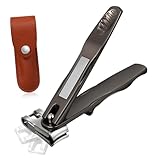 Baluue Nail Clipper Drehbar Edelstahl Nagelknipser mit Ergonomischem Griff...