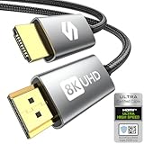 Silkland 8K HDMI 2.1 Kabel 2m, Zertifiziertes HDMI®Kabel eARC für...