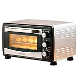 Mini Backofen 20 Liter | Pizza-Ofen | Minibackofen | 3in1 Backofen mit...