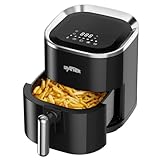 Grafner XL Digitale Heißluftfritteuse, 3,6 Liter, 1200 Watt,...