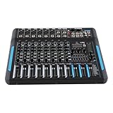 10-Kanal Audio Mixer mit Bluetooth – Kompaktes Mischpult für Studio &...