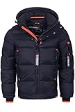 Geographical Norway Herren Winter Jacke warm gefüttert Parka Steppjacke...