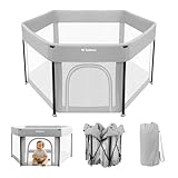 Tulano Cozy 30 | Laufstall Baby faltbar mit Reißverschluss | Tragbares...