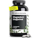 Magnesiumbisglycinat - Premium: Chelatiertes Magnesium - 180 Kapseln -...