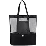 YOFAPA wasserdichte Strandtasche mit Kühlfach, Damen-Sporttasche,...