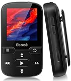 Etacé MP3 Player Bluetooth 5.3, Sport Musik-Player mit 16GB internen...