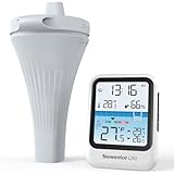 Pool Thermometer Schwimmend - Thermometer Pool mit Vakuum-Display - 100%...