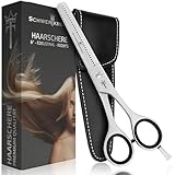 Schwertkrone Effilierschere - Modellierschere Haarschneideschere Haarschere...