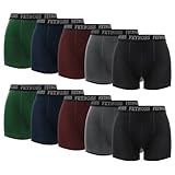 feynoss Boxershorts Herren 10er Pack - Atmungsaktive Männer Unterwäsche,...