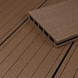 HORI BPC Terrassendiele Braun | Terrassenplatten | beidseitig verwendbar |...