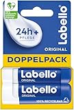 Labello Original Lippenpflegestift Doppelpack, hochwirksame Lippenpflege...
