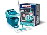 Leifheit Set Wischtuchpresse Profi XL mit Bodenwischer und Rollen, Putzen...