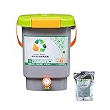 Bokashi-Kompostierungssystem for den Innenbereich, Küchen-Komposteimer mit...