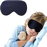 Schlafmaske Kinder, Maulbeerseide Schlafmaske Kinder Mädchen, Seidenweich...