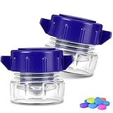 Fefod Tablettenmörser (x2 Stück), Pillenmörser Klein, Tablettenmühle,...