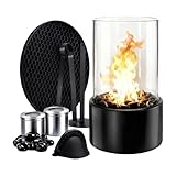 Tischfeuerstelle Für Innenbereiche | Alkoholbetriebener Kamin,Kompakter...