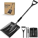 Schneeschaufel-Set für Auto-Notfall, 4 Abschnitte, zusammenklappbar,...