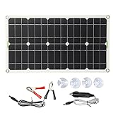 XIASABA 100-W-Solarpanel, tragbar, flexibel, monokristallines...