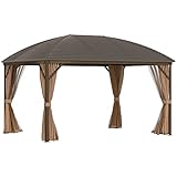 Outsunny Gartenpavillon Pavillon 398 x 298 x 280 cm Gartenzelt Festzelt...