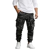 Generico Tarnhose Herren Tactical Cargo Arbeitshose Militär Multitaschen...