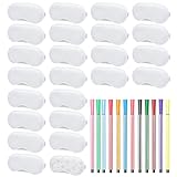 36 Stück Schlafmaske Set, Pyjama Party, Masken Zum Bemalen Geeignet für...