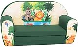 Delsit Kindersofa zum Ausklappen - Kinder Sofa mit Schaumstofffüllung -...