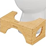 Squatty Potty The Original Bambus Flip Toilette Hocker, 7-Zoll & 9-Zoll...