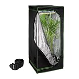 Relaxdays Growzelt, HxBxT: 180x80x80 cm, reflektierende Innenfolie,...