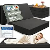 Blumtal Klappmatratze 140x200 cm - 3teilige Gästematratze klappbar extra...