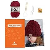myboshi Strickset Mütze Elizabeth für Fortgeschrittene, inkl. No.1 Wolle,...