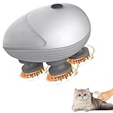 HIULLEN Elektrisches Kopfmassagegerät, Kabelloses Handmassagegerät mit 4...