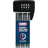 ABUS Faltschloss Bordo Lite 6055C SH - mit Halterung und Zahlencode -...