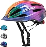 Exclusky Unisex Jugend 222-colourful Fahrradhelm, 3-COLORFUL,...
