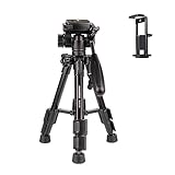 CAMBOFOTO 12.5'/62cm Tabletop Tripod with Ipad clip Phone Tripod 1/4 Screw...