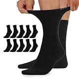 TUUHAW Damensocken 39-42 ohne Gummibund Diabetikersocken Damen Socken für...