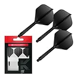 Target Darts K Flex Integrierter Dart-Flug und -Schaft, Nr. 2 Schwarz...