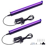 VAYALT 2 Pack UV Schwarzlicht Lamp, 8W USB UV LED Schwarzlicht Lamp 385-400...