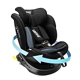 LETTAS I-Size 360°drehbar Kindersitz 40-150 cm, Gruppe 0+1/2/3, 0-12...