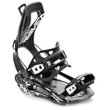 Snowboard Bindung Raven Fastec FT270 oder FT360 (FT360 Black, XL(43-47))