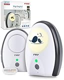 reer Rigi Digital Babyphone | 300 m Reichweite | Mit Nachtlicht und...